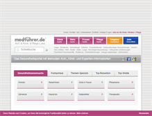 Tablet Screenshot of medfuehrer.de